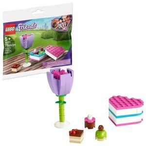 LEGO Friends Chocolate Box & Flower Building Block Valentine’s 30411, 75 PCS,NIB